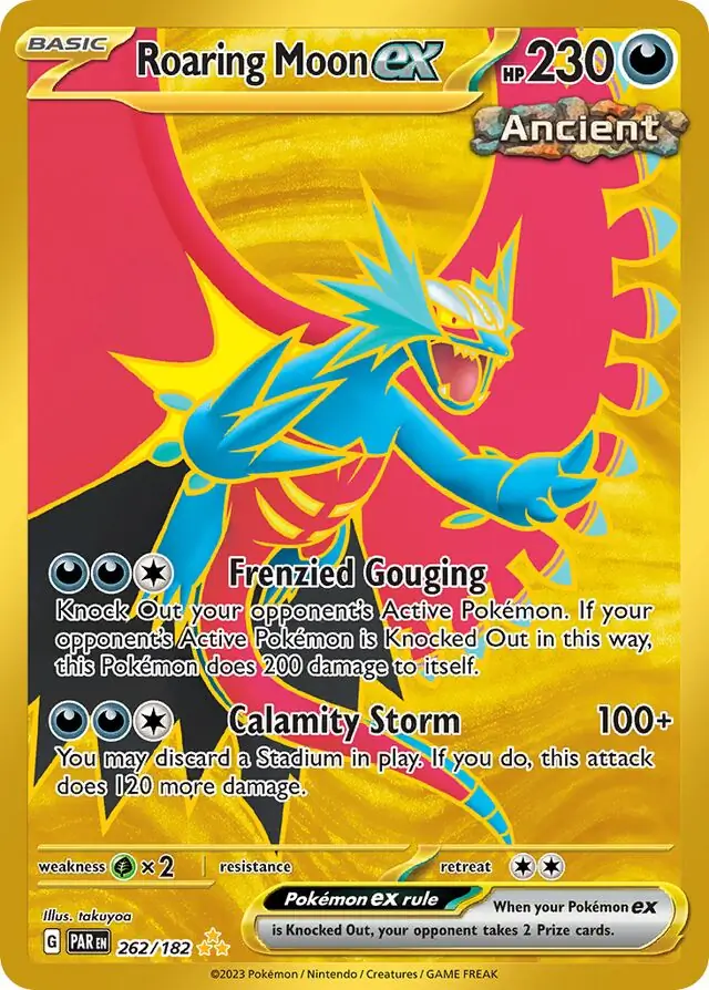PokeDATA - Check current Pokemon card values for Roaring Moon ex 262!